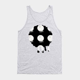 Sheep Pattern Tank Top